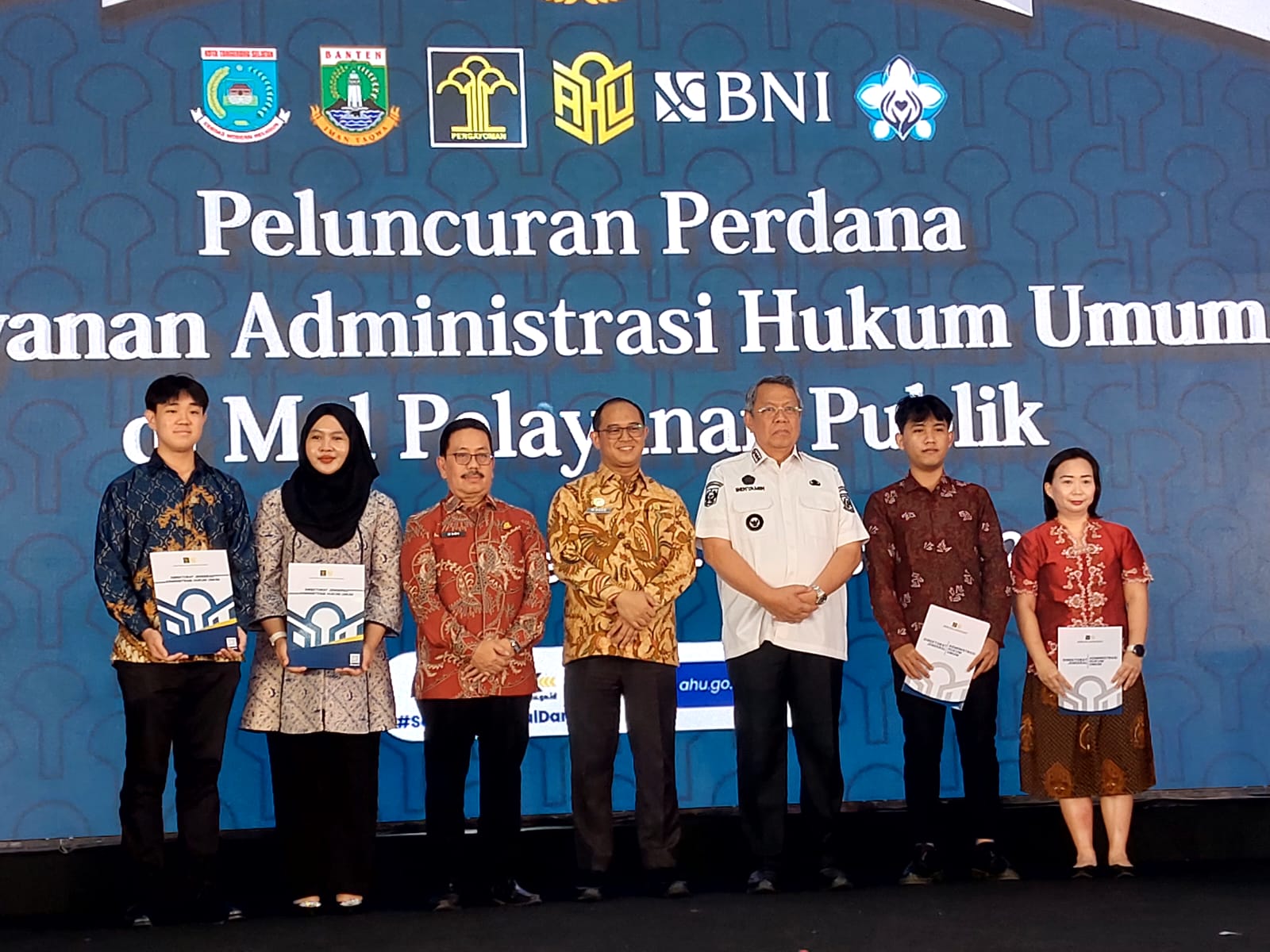 Layanan AHU Hadir di MPP Tangsel Direktur Jenderal Administrasi Hukum Umum (Dirjen AHU) Widodo, saat meluncurkan Layanan Administrasi Hukum Umum di Mal Pelayanan Publik (MPP) Kota Tangerang Selatan (Tangsel), Rabu (6/8/2025). (tangselpos.id/rmn)