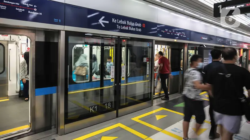 Layanan Operasional MRT Jakarta Normal Normal Ilustrasi. Foto : Ist