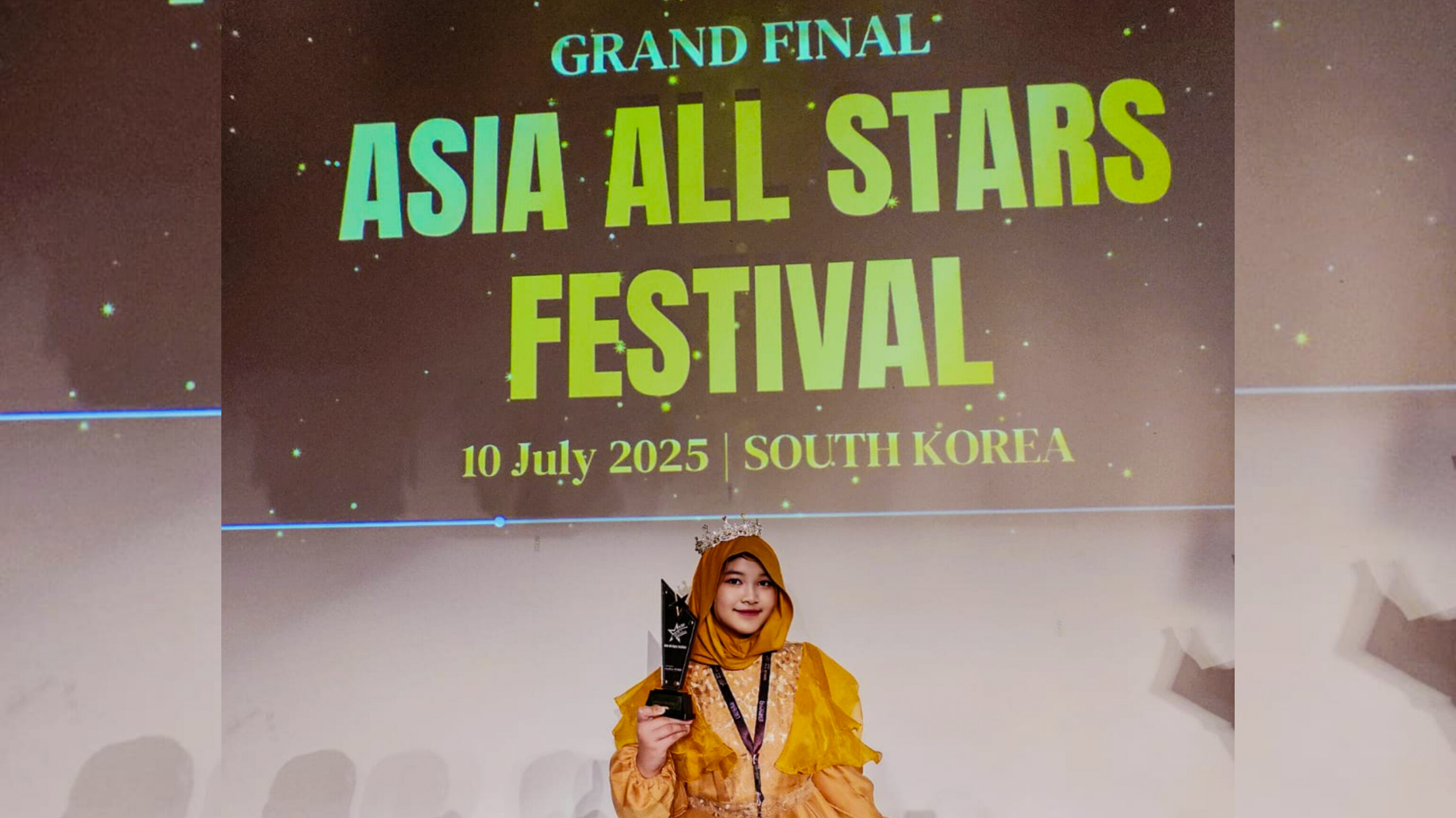 Musisi Muda Asal Tangsel, Nadhira Lathifa Adzkiya Tampil Memukau Di Ajang Internasional“Asia All Stars Festival Korea Selatan 2025” Nadira Lathifa Adzkiya musisi asal Tangsel. Foto : Ist