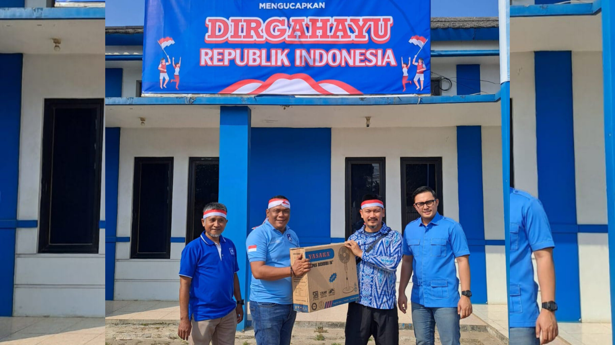 DPW PAN Provinsi Banten memperingati Hari Ulang Tahun (HUT) ke-80 Kemerdekaan Republik Indonesia tahun 2025 di halaman kantor DPW PAN Banten, Minggu (17/8/2025). (Ist)
