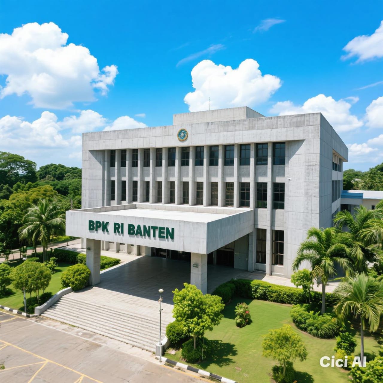 Ilustrasi Gedung BPK RI Perwakilan Banten.(Foto: Cici AI)