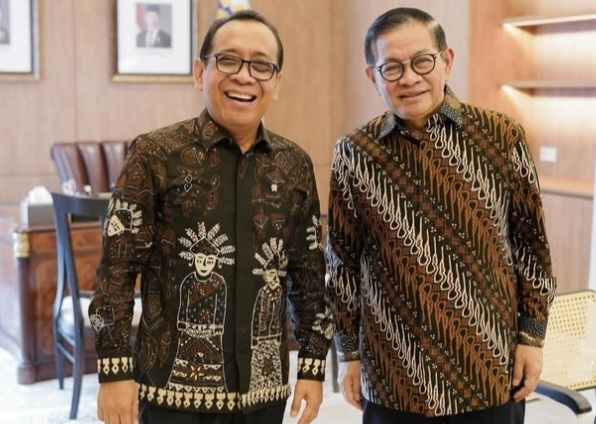 Pemprov DKI Akan Bangun RS Royal Batavia Cakung, Setinggi 13 Lantai Dengan 282 Kamar Gubernur DKI Jakarta Pramono Anung (kanan) bersama Menko PMK Pratikno (kiri). Foto : Ist