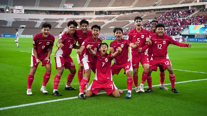 Piala Kemerdekaan 2025, Garuda Muda Ditahan Imbang Tajikistan Skuad Timnas Garuda Muda asuhan Nova Arianto. Foto : Ist