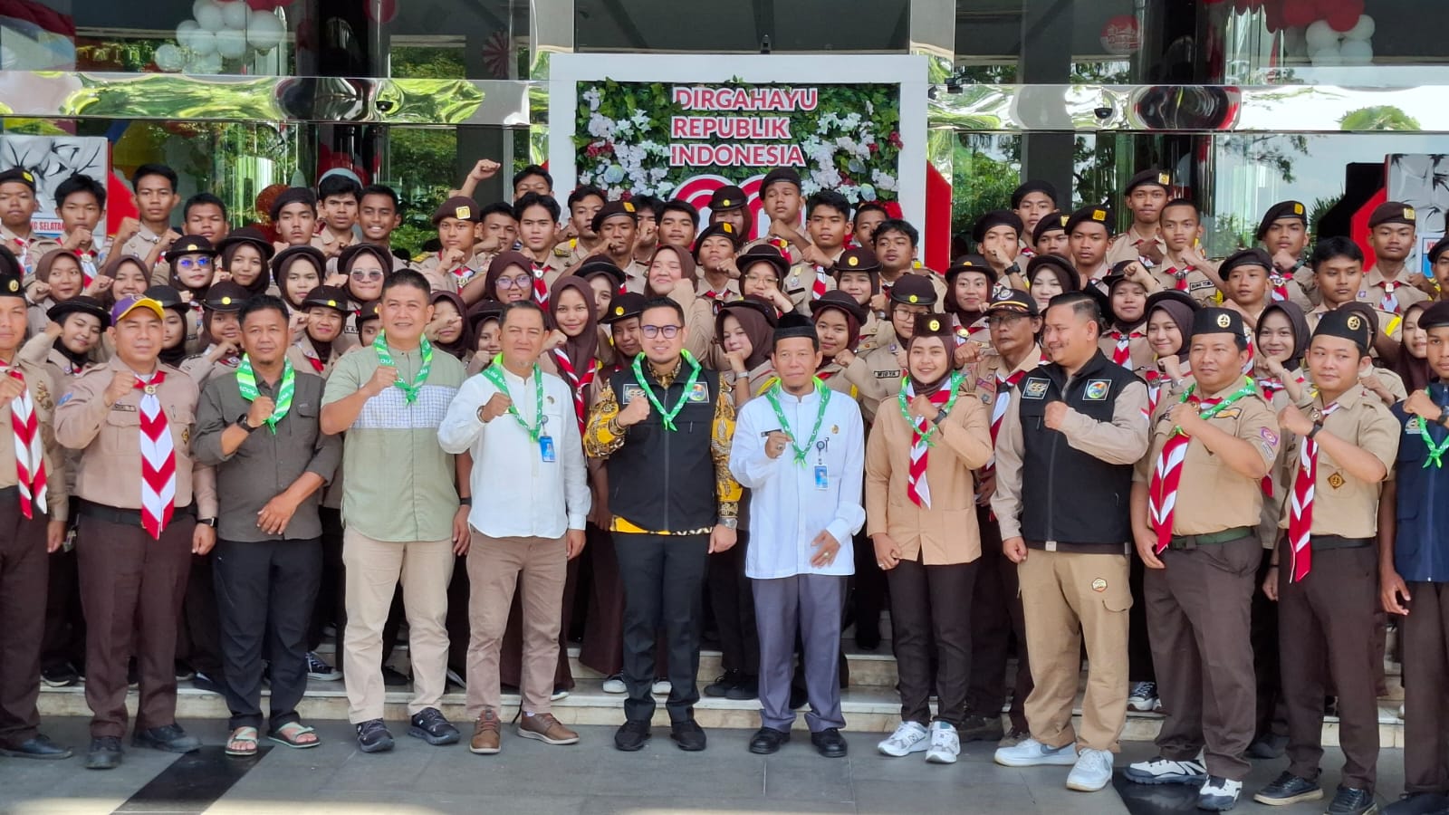 Pilar Saga Lepas Ratusan Peserta Volunteer World Muslim Jambore 2025 Foto : Ist
