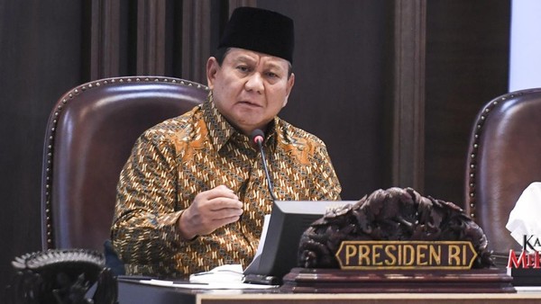 Presiden Prabowo Kumplkan Elite Partai Pendukung Di Istana Neg Presiden Prabowo. Foto : Ist