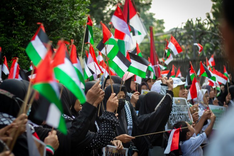 Aksi damai Palestina. Foto : Ist