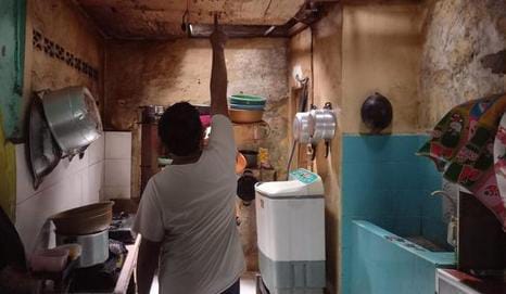 Tabung LPG Meledak Sebabkan 4 Orang Terluka di Bogor Foto : Ist