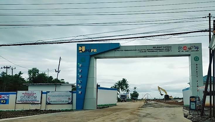 Terkendala Perluasan Lahan & Anggaran Dari Pemerintah Pusat Progres Pembangunan Tol Serang-Panimbang Dinilai Lambat Foto : Ist