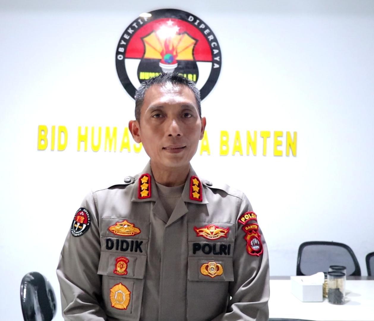 Kabid Humas Polda Banten, Kombes Pol Didik Hariyanto.(Istimewa)