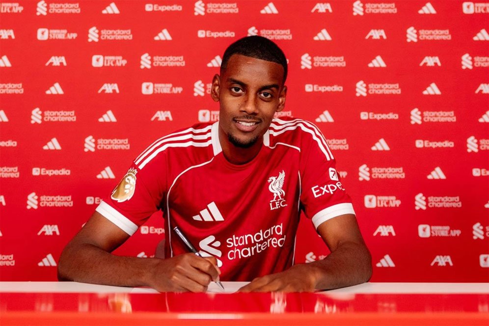 Alexander Isak Akhirnya Merumput Bersama Liverpool Pemain baru Liverpool Alexander Isak. Foto : Ist