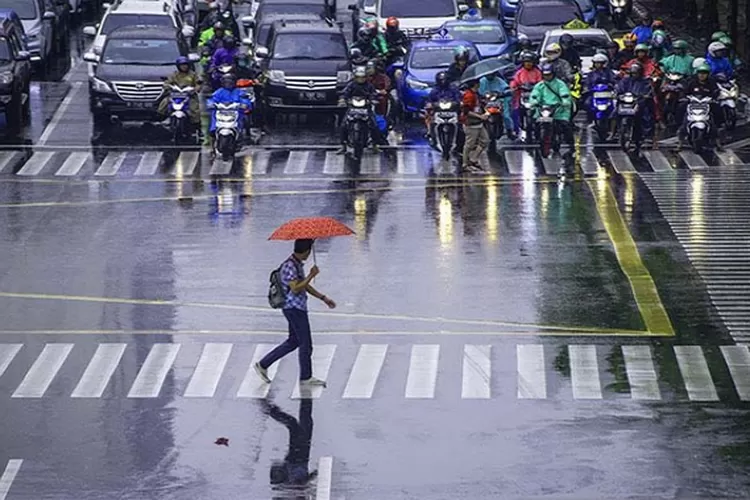 Cuaca Rabu (10/9) Di Jakarta Akan Dilanda Hujan Ringan Ilustrasi. Foto : Ist