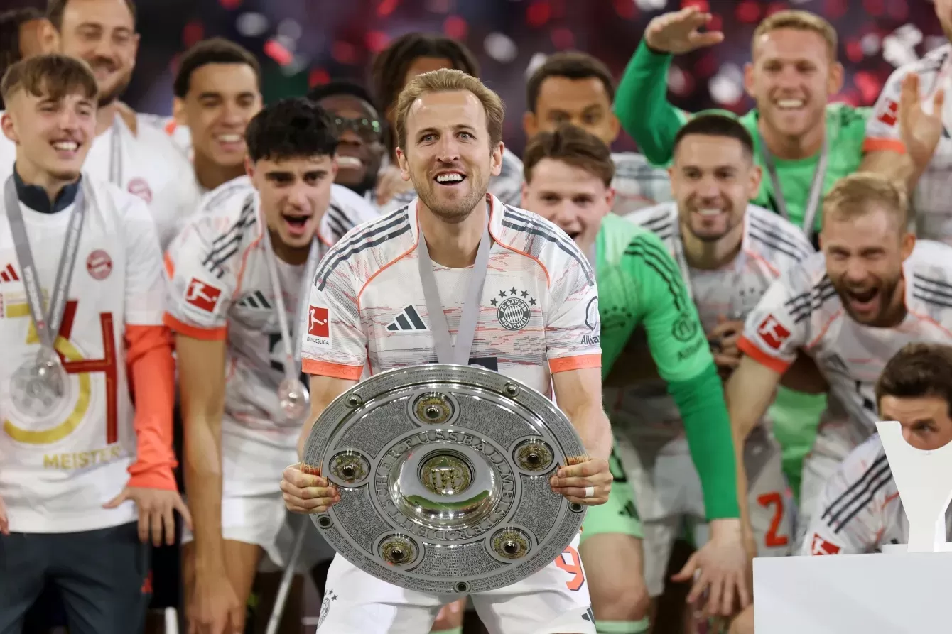 Harry Kane dan skuad Bayern Munich. Foto : Ist