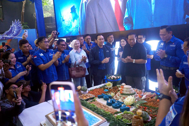 HUT Ke-24 Partai Demokrat, Tanpa Pesta Dan Alunan Musik Perayaan HUT Partai Demokrat ke 24. Foto : Ist