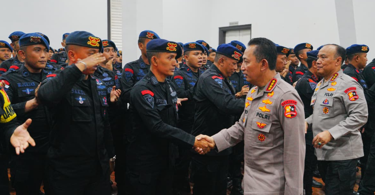 Kapolri Kunjungi Mako Brimob Kwitang Foto : Ist