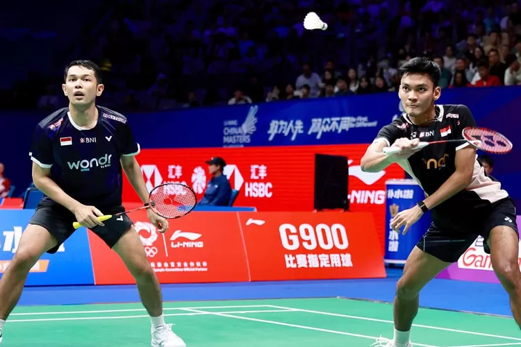 Li-Ning China Masters 2025, Fajar/Fikri Sukses Melaju ke Semifinal Pasangan Ganda Indonesia Fajar/Fikri. Foto : Ist