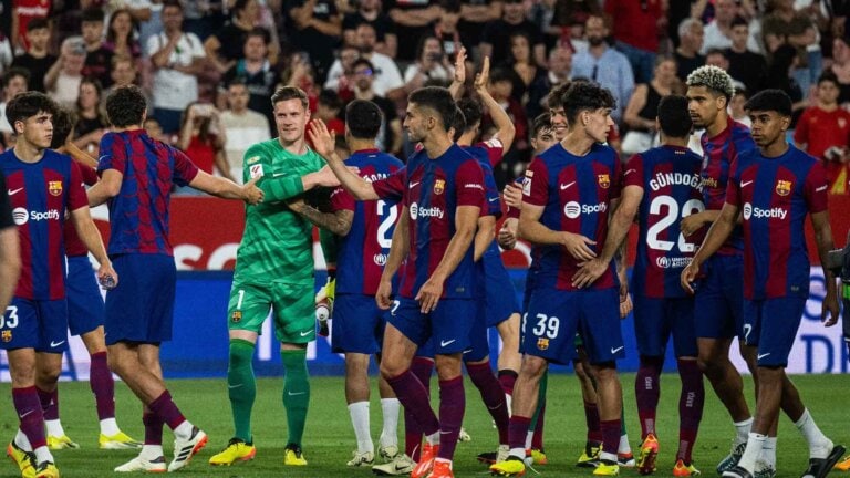 Skuad Barcelona. Foto : Ist