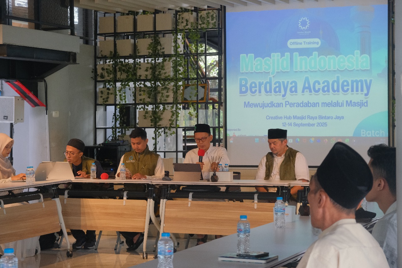 MIBA melangsungkan pelatihan untuk DKM guna mewujudkan peradaban lewat masjid di MRBJ pada 12-14 September 2025.(ist)