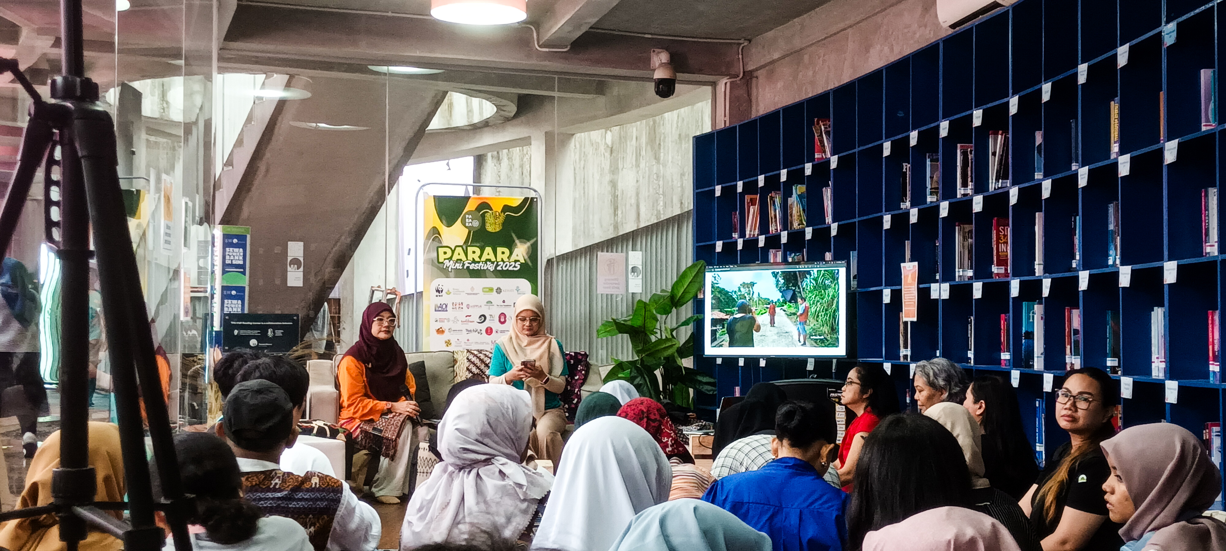 Workshop literasi kain di PARARA Mini Festival, Jum'at (12/9/2025). (tangselpos.id/lim)