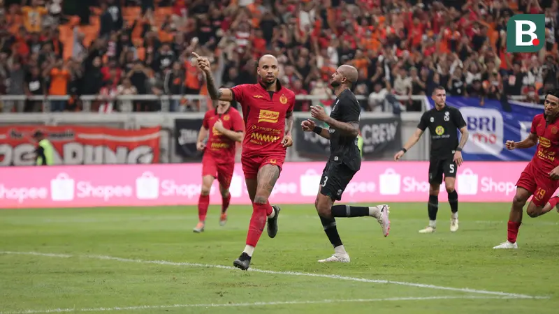 Laga Persija vs Barito. Foto : Ist