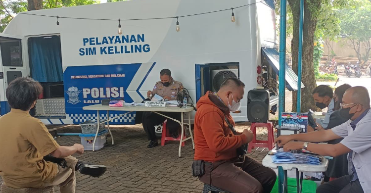 SIM Keliling Kota Depok Senin 22 September 2025 Foto : Ist