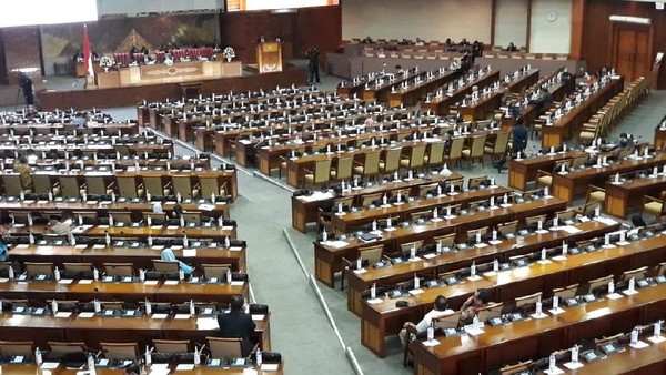 Soal Tunjangan Fantastis Anggota DPR, Mayoritas Parpol Setuju Dievaluasi Ruang Sidang DPR. Foto