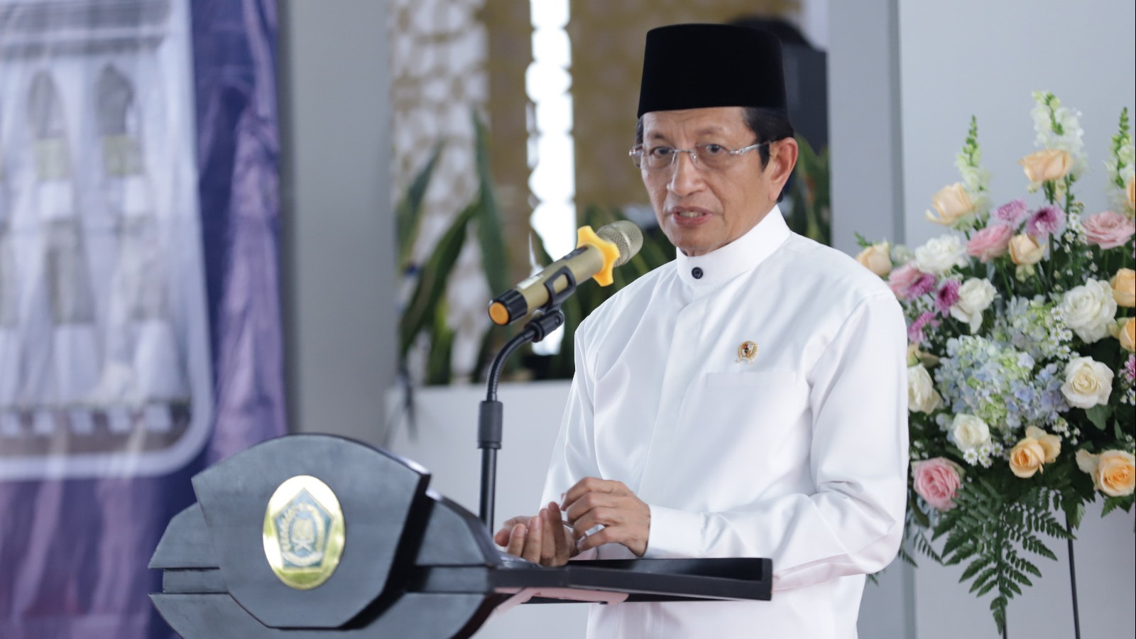 Tunjangan Profesi Guru Non-PNS Kemenag Naik Jadi Rp 2 Juta Per Bulan Menteri Agama Nasaruddin Umar. Foto : Ist