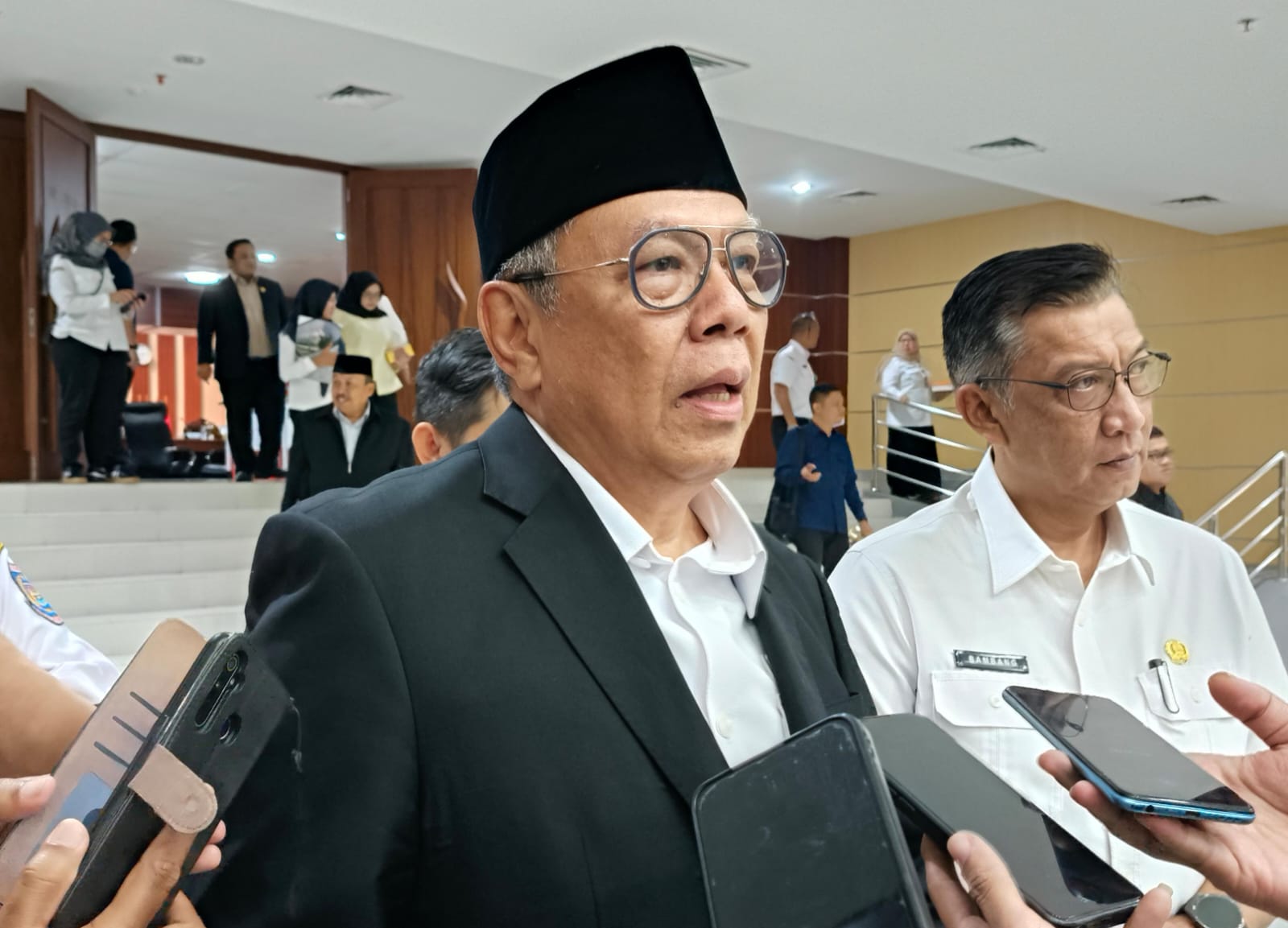 Walikota Tangsel Benyamin Davnie menjelaskan terkait program pemerintah dalam fasilitasi disabilitas.