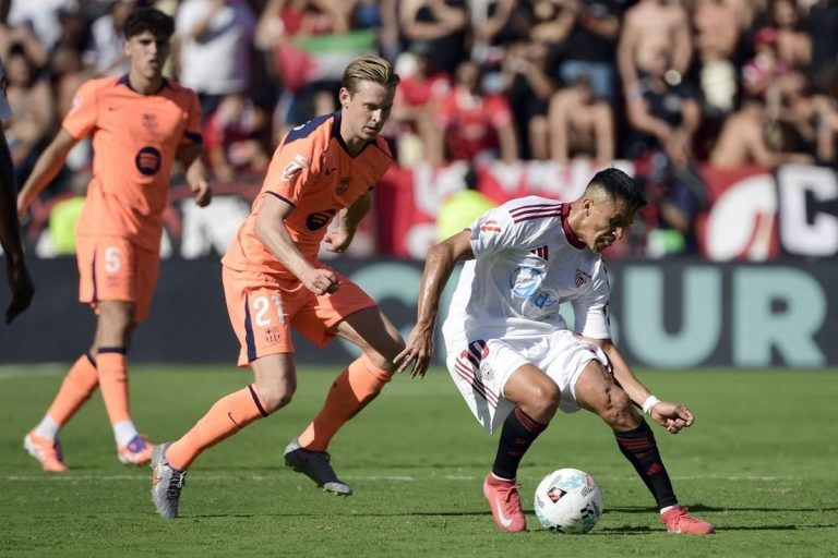 Laga Barca vs Sevilla. Foto : Ist
