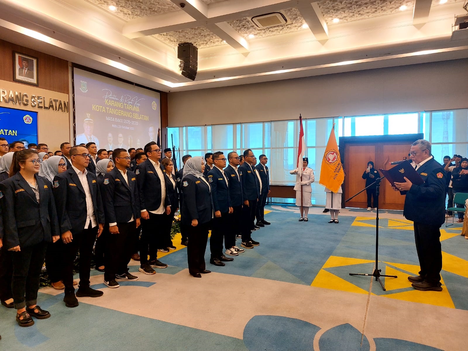 Karang Taruna Diminta Aktif Kelola Bank Sampah Sosialisasi bahaya HIV/AIDS dan narkoba di Pakulonan, Serpong Utara di Hari Sumpah Pemuda.