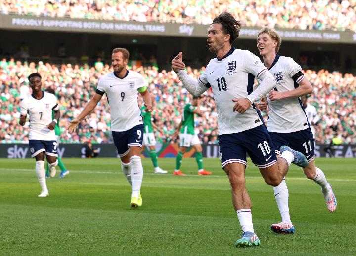 Kualifikasi Piala Dunia 2026 Selebrasi Timnas Inggris usai menang 5-0 dari Latvia dan berhak melaju ke Piala Dunia 2026. Foto : Ist