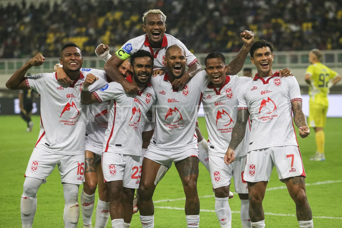 Malut United  Perkasa, Tembus 3 Besar Klasemen Skuad Malud United. Foto : Ist