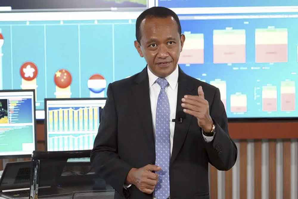 Menteri Bahlil Happy,  Produksi Migas Naik Jadi 607 Ribu Barel Per Hari Menteri ESDM Bahlil Lahadalia. Foto : Ist