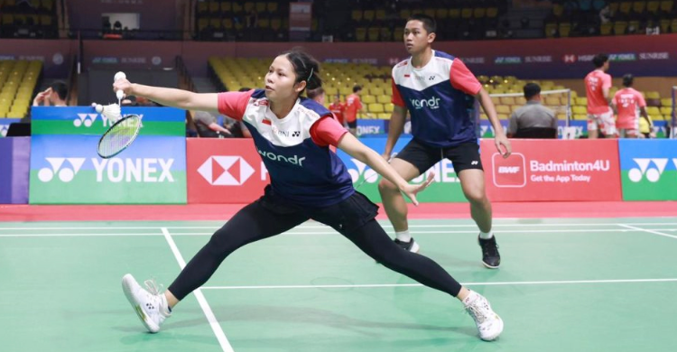 Mulky/Salma Sukses Melangkah ke 32 Besar Kejuaraan Dunia Bulu Tangkis Junior 2025 Pasangan ganda campuran Muhammad Mulky Aufa Atmaja/Salma Mufida. Foto : Ist