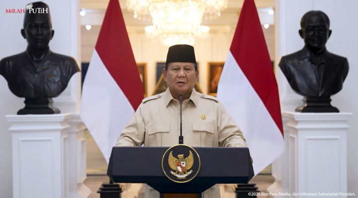 Pidato Prabowo di Hari Sumpah Pemuda: Bangsa Besar Lahir dari Pemuda yang Berani Presiden Prabowo. Foto : Ist
