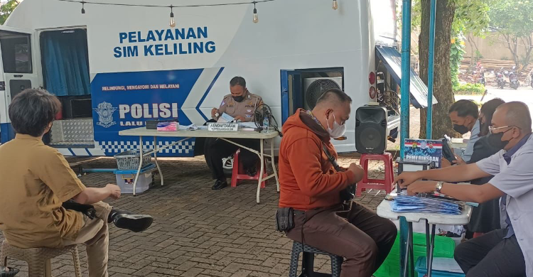 SIM Keliling Kota Bekasi Rabu 08 Oktober 2025 Foto : Ist