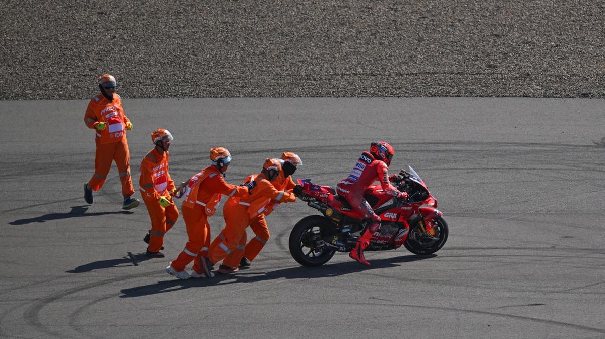 Marc Marquez di Sirkuit Mandalika. Foto : Ist