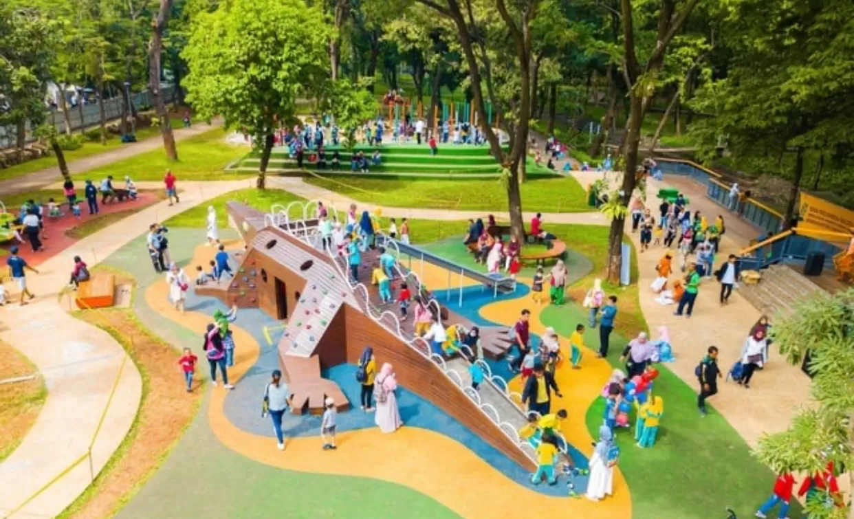 Tanggapi Dugaan Pungli Fotografi di Tebet Eco Park, Pramono: RTH di Jakarta Bebas untuk Berfoto Taman Eco Park Tebet. Foto : Ist