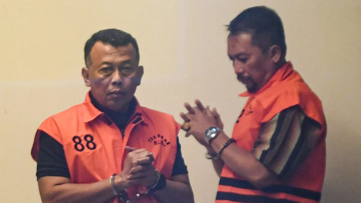 Bupati Ponorogo Sugiri Sukoco yang tertangkap OTT KPK. Foto  : Ist