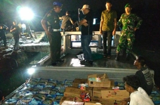 Kapal yang membawa beras Import beras Thailand. Foto : Ist