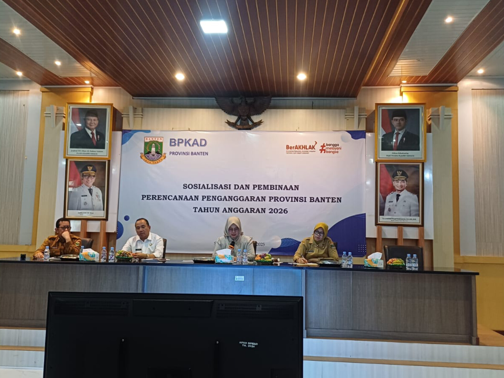 BPKAD Provinsi Banten menyelenggarakan kegiatan Sosialisasi dan Pembinaan Perencanaan Penganggaran Daerah Pemerintah Provinsi Banten Tahun Anggaran 2026. (Ist)
