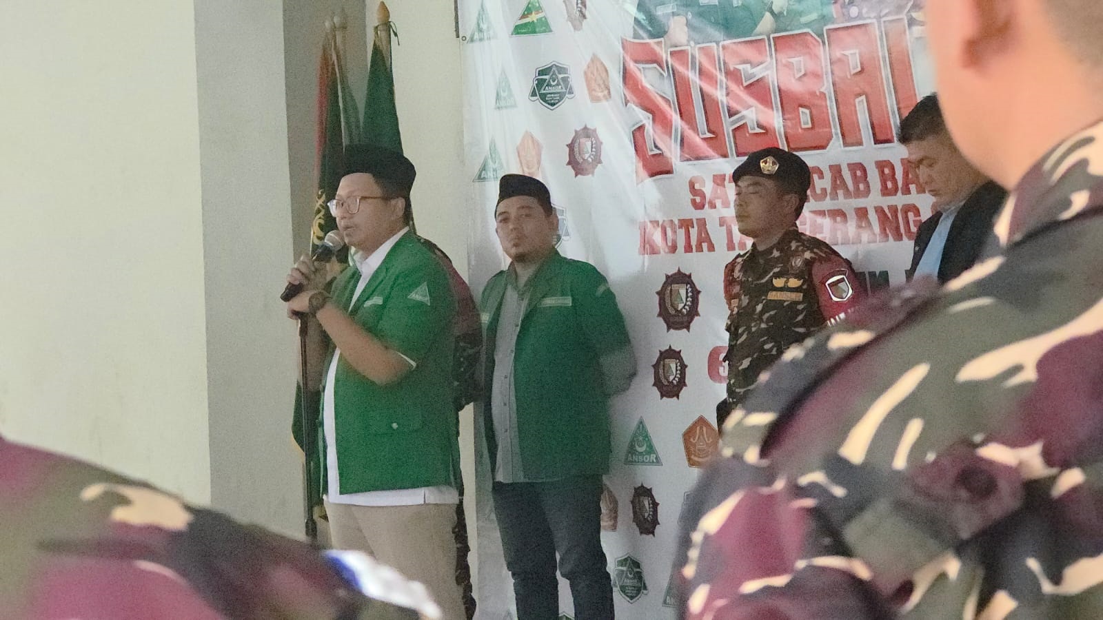 SUSBALAN. GP Ansor Kota Tangerang Selatan mencetak sejarah baru dengan sukses menggelar Kursus Banser Lanjutan (Susbalan) Angkatan I.