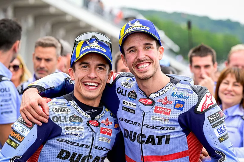 Marc dan Alex Marquez. Foto : Ist