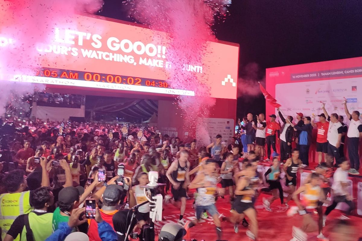 Borobudur Marathon 2025. Foto : Ist