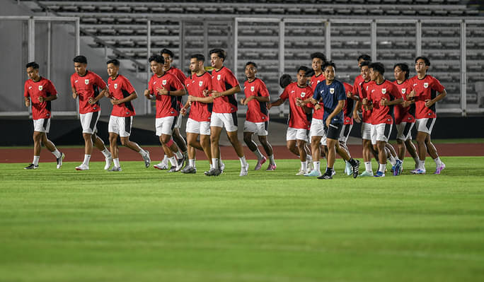 Skuad Garuda Muda asuhan Indra Sjafri. Foto : Ist