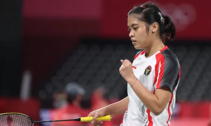 Tunggal putri Indonesia Gregoria Mariska Tunjung . Foto : Ist