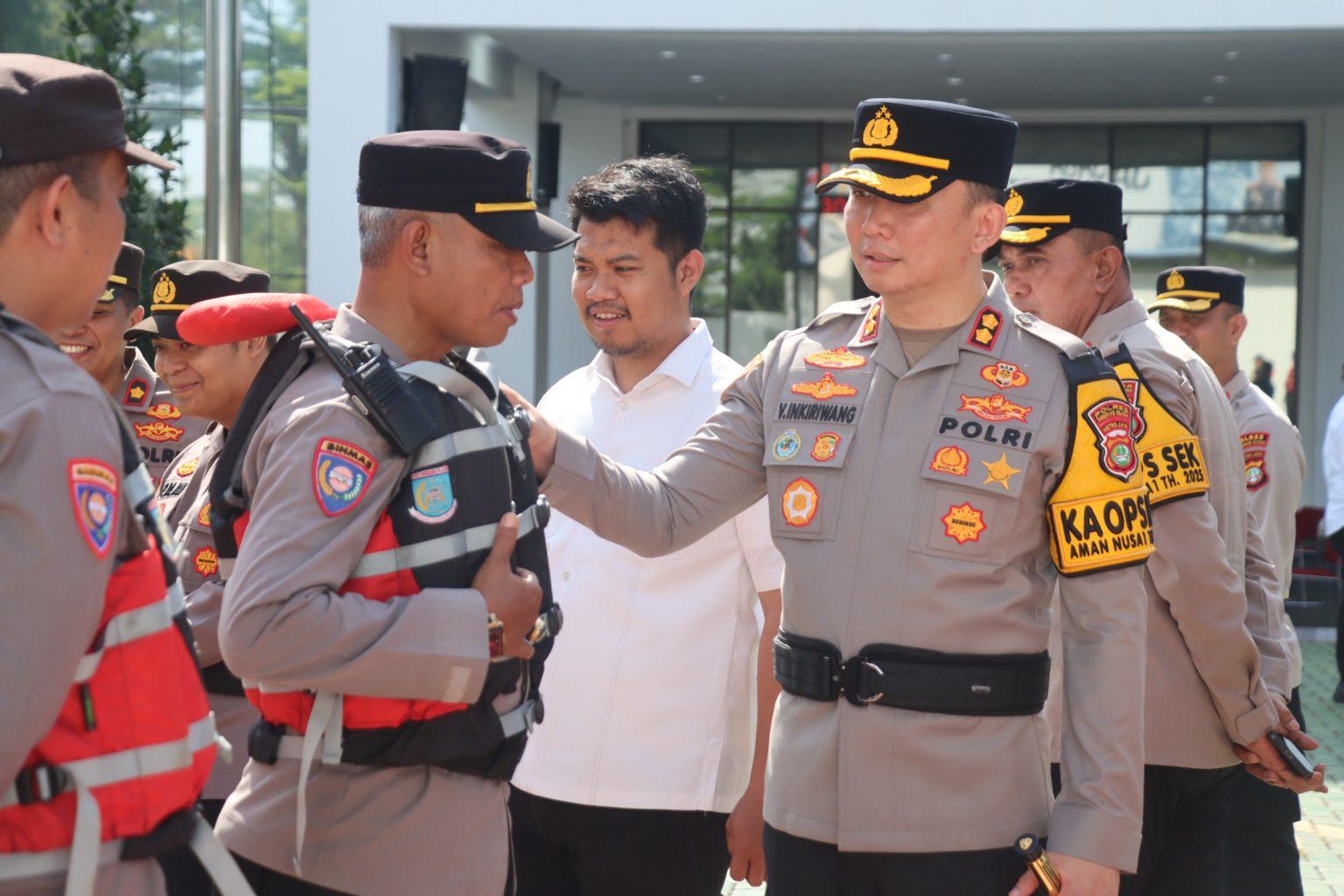 Polres Yangsel gelar apel tanggap bencana gua ikut terlibat dalam bencana yang terjadi di Tangsel.