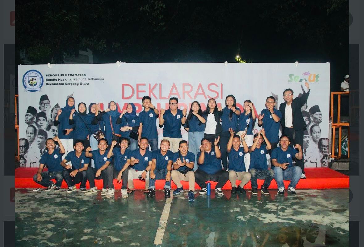 KNPI Serpong Utara Gaungkan Semangat Kolaborasi Pemuda di Hari Sumpah Pemuda ke-97 Foto : Ist