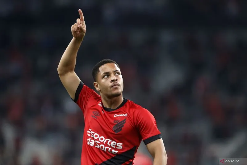 Vitor Roque penyerang Palmeiras. Foto : Ist