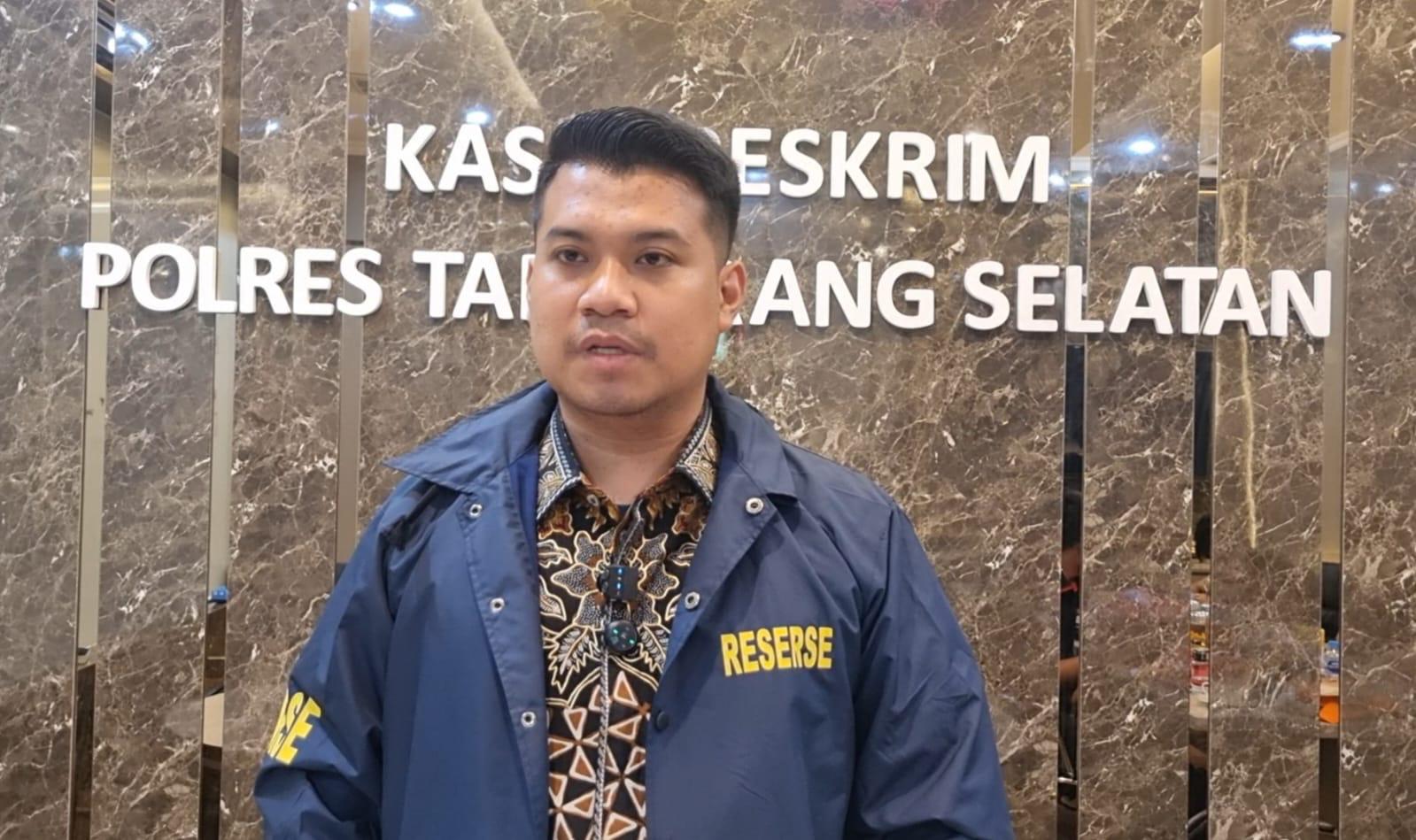 Kasat Reskrim Polres Tangsel, AKP Wira Graha Setiawan