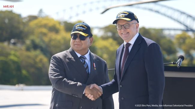 Presiden Prabowo dan PM Australia Anthony Albanese. Foto : Ist